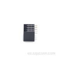 Conector de cabezal de clavija de oblea de paso de 4,2 mm sólido